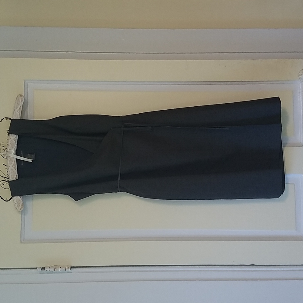 Banana Republic Grey Wrap Dress